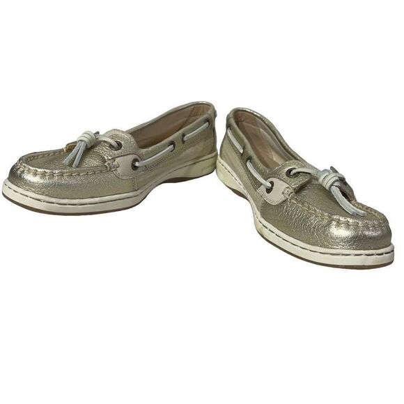 Sperry Top-Sider Women's Casual Deck Slip-on Loafers Shoe Size 5.5 gold - Picture 4 of 16
